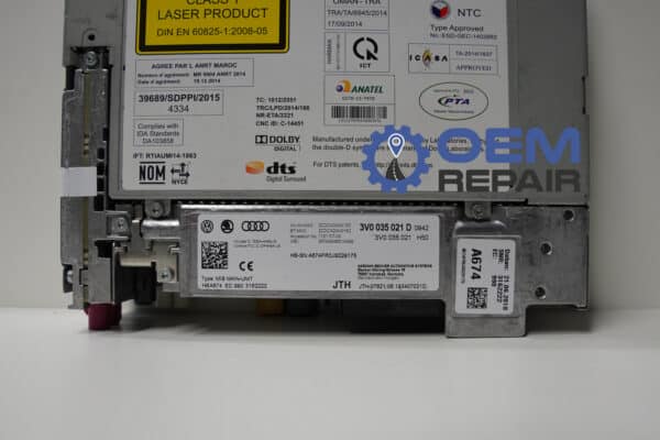 Skoda Columbus MIB2 3V0035021 top oemrepair